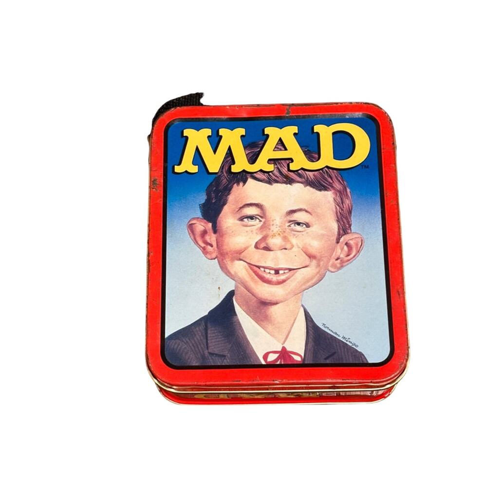1999 Mad Magazine Alfred E. Neuman Collectible Mini Metal Lunch Box